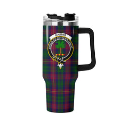 Cairns Tartan Crest 40 oz Insulated Tumbler with Handle
