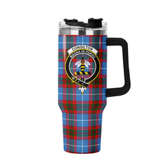 Congilton Tartan Crest 40 oz Insulated Tumbler with Handle