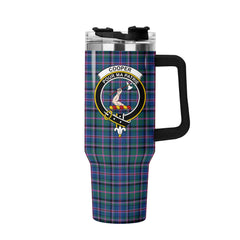Cooper Ancient Tartan Crest 40 oz Insulated Tumbler with Handle