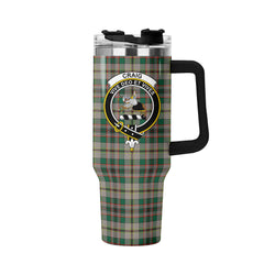 Craig Ancient Tartan Crest 40 oz Insulated Tumbler with Handle