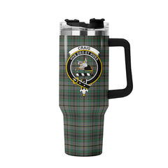 Craig Tartan Crest 40 oz Insulated Tumbler with Handle