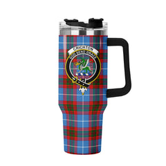 Crichton Tartan Crest 40 oz Insulated Tumbler with Handle