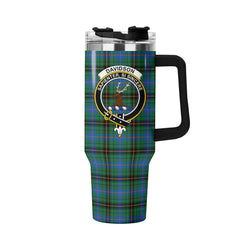 Davidson Ancient Tartan Crest 40 oz Insulated Tumbler with Handle