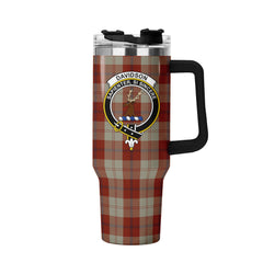 Davidson Dress Dancers Tartan Crest 40 oz Insulated Tumbler with Handle