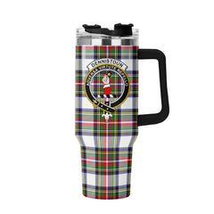 Dennistoun Tartan Crest 40 oz Insulated Tumbler with Handle
