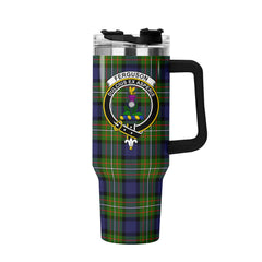 Ferguson Tartan Crest 40 oz Insulated Tumbler with Handle