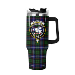 Galbraith Modern Tartan Crest 40 oz Insulated Tumbler with Handle