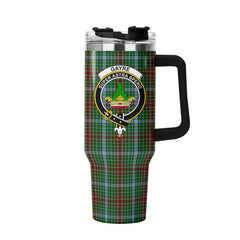 Gayre Tartan Crest 40 oz Insulated Tumbler with Handle
