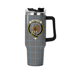 Gladstone Tartan Crest 40 oz Insulated Tumbler with Handle