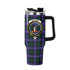 Guthrie Modern Tartan Crest 40 oz Insulated Tumbler with Handle