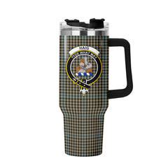 Haig Check Tartan Crest 40 oz Insulated Tumbler with Handle