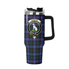 Hunter Modern Tartan Crest 40 oz Insulated Tumbler with Handle