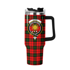 Kerr Modern Tartan Crest 40 oz Insulated Tumbler with Handle