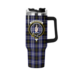 Kilmarnock Tartan Crest 40 oz Insulated Tumbler with Handle