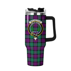 MacArthur - Milton Tartan Crest 40 oz Insulated Tumbler with Handle