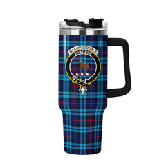 MacCorquodale Tartan Crest 40 oz Insulated Tumbler with Handle