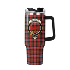 MacDuff Modern Tartan Crest 40 oz Insulated Tumbler with Handle
