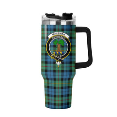 MacEwan Ancient Tartan Crest 40 oz Insulated Tumbler with Handle