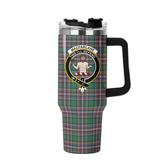 MacFarlane Hunting Ancient Tartan Crest 40 oz Insulated Tumbler with Handle