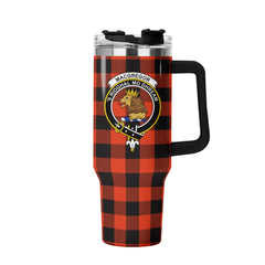 MacGregor Rob Roy Ancient Tartan Crest 40 oz Insulated Tumbler with Handle