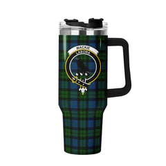 MacKie Tartan Crest 40 oz Insulated Tumbler with Handle
