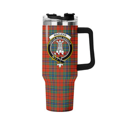 MacLean of Duart Ancient Tartan Crest 40 oz Insulated Tumbler with Handle
