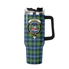 MacNeil of Barra Ancient Tartan Crest 40 oz Insulated Tumbler with Handle