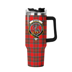 McBain Tartan Crest 40 oz Insulated Tumbler with Handle