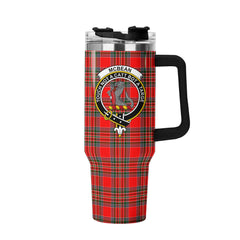 McBean Tartan Crest 40 oz Insulated Tumbler with Handle