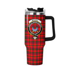 McColl Tartan Crest 40 oz Insulated Tumbler with Handle