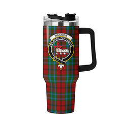 McCook Tartan Crest 40 oz Insulated Tumbler with Handle