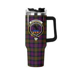 McDonnell of Glengarry Modern Tartan Crest 40 oz Insulated Tumbler with Handle