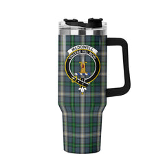 McDowell (MacDowell) Tartan Crest 40 oz Insulated Tumbler with Handle
