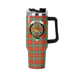 McFie Ancient Tartan Crest 40 oz Insulated Tumbler with Handle