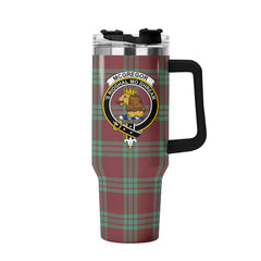 McGregor Hunting Ancient Tartan Crest 40 oz Insulated Tumbler with Handle