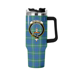 McIntyre Hunting Ancient Tartan Crest 40 oz Insulated Tumbler with Handle