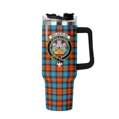 McLachlan Ancient Tartan Crest 40 oz Insulated Tumbler with Handle