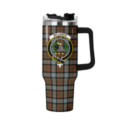 McLaren Weathered Tartan Crest 40 oz Insulated Tumbler with Handle