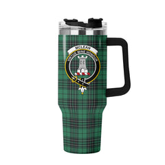 McLean Hunting Ancient Tartan Crest 40 oz Insulated Tumbler with Handle