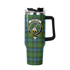 McMillan Hunting Ancient Tartan Crest 40 oz Insulated Tumbler with Handle