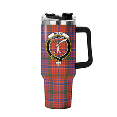 McRae Ancient Tartan Crest 40 oz Insulated Tumbler with Handle