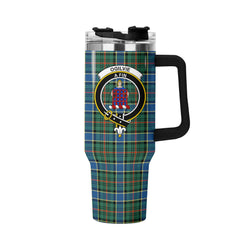Ogilvie Hunting Ancient Tartan Crest 40 oz Insulated Tumbler with Handle