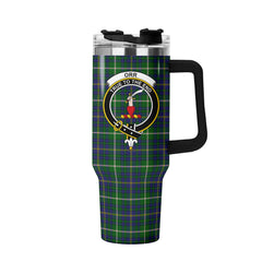 Orr Tartan Crest 40 oz Insulated Tumbler with Handle