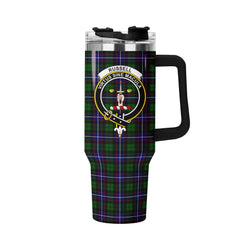 Russell Modern Tartan Crest 40 oz Insulated Tumbler with Handle
