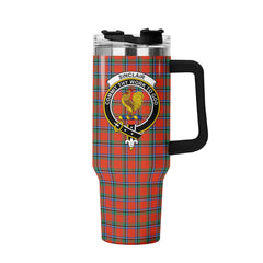 Sinclair Ancient Tartan Crest 40 oz Insulated Tumbler with Handle