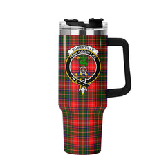 Somerville Tartan Crest 40 oz Insulated Tumbler with Handle