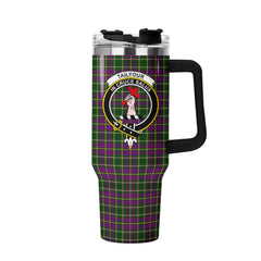 Tailyour (or Taylor) Tartan Crest 40 oz Insulated Tumbler with Handle