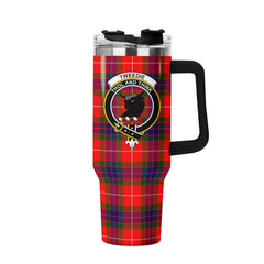 Tweedie Tartan Crest 40 oz Insulated Tumbler with Handle