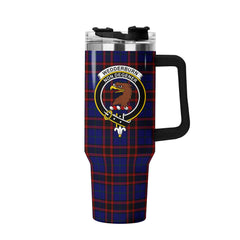 Wedderburn Tartan Crest 40 oz Insulated Tumbler with Handle