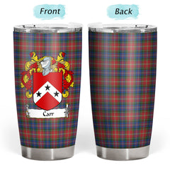 Carr Tartan Coat of Arms Tumbler